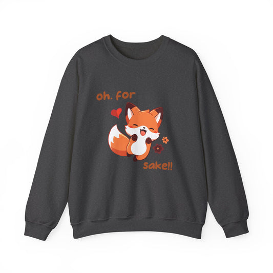 For Fox Sake Earthy Unisex Heavy Blend™ Crewneck Sweatshirt