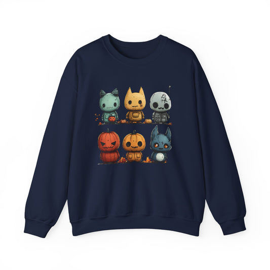 Cute Horror Characters Unisex Heavy Blend™ Crewneck Sweatshirt