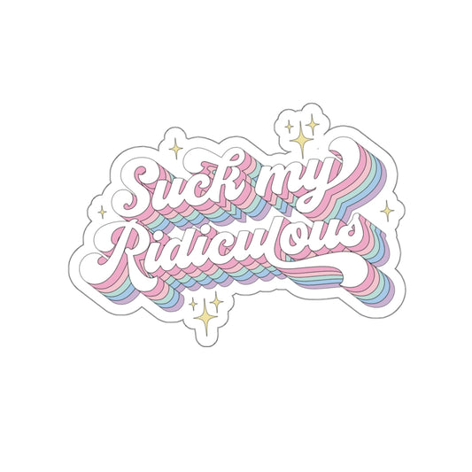 Suck My Ridiculous Pastel Die-Cut Stickers