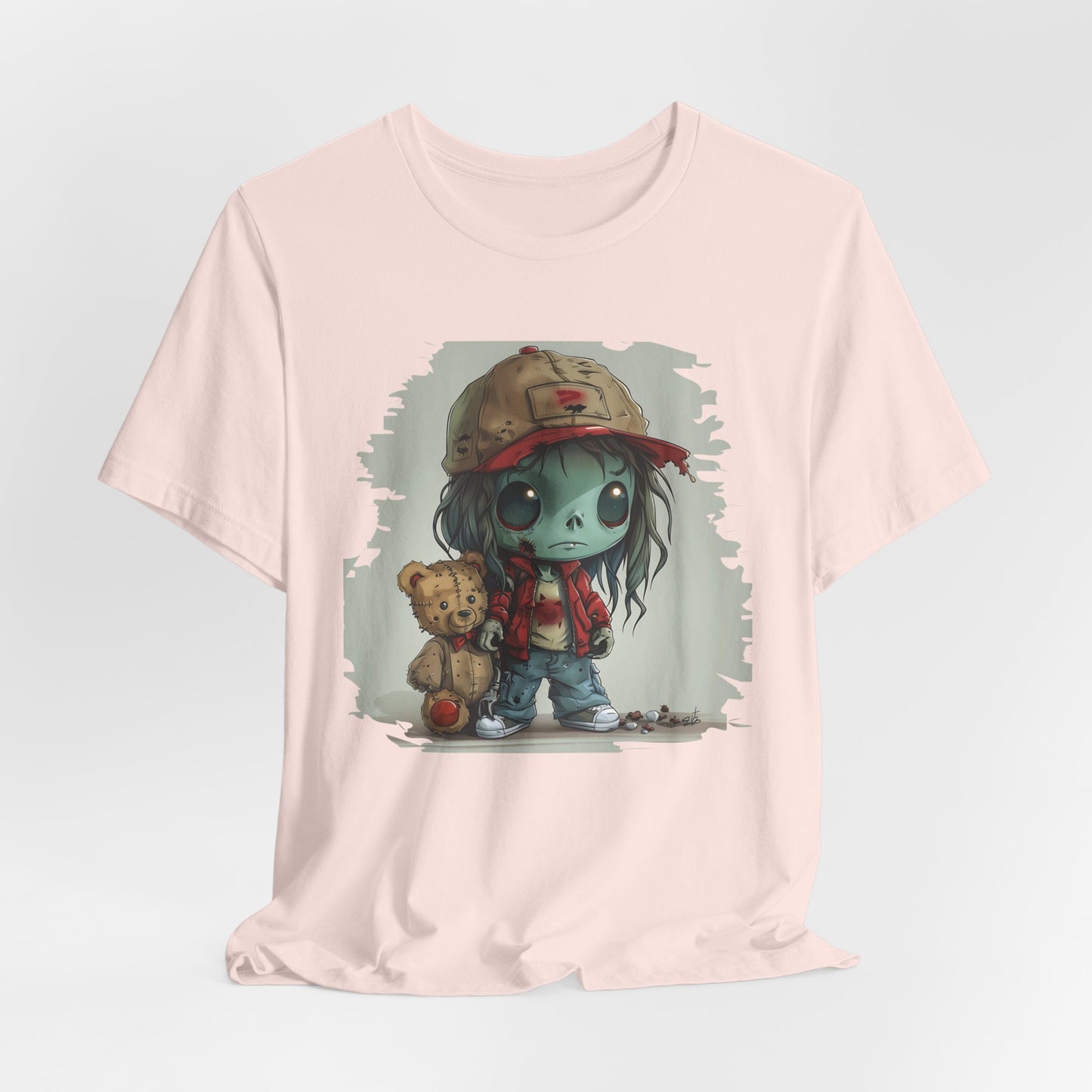 Cute Zombie Boy Unisex Jersey Short Sleeve Tee