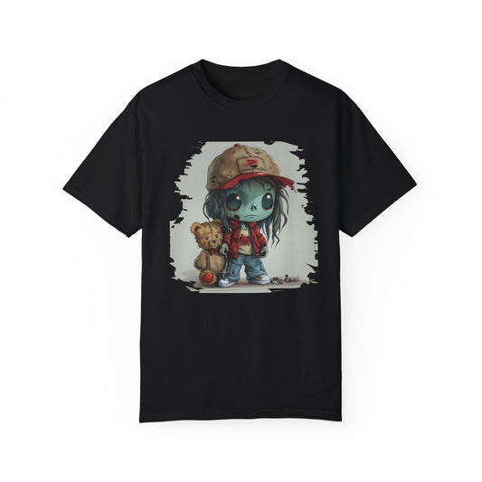 Cute Zombie Boy Unisex Garment-Dyed T-shirt