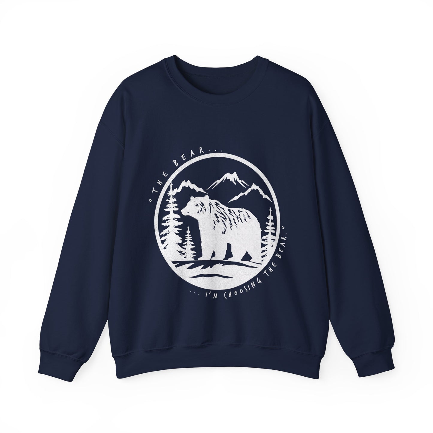 I Choose The Bear Unisex Heavy Blend™ Crewneck Sweatshirt