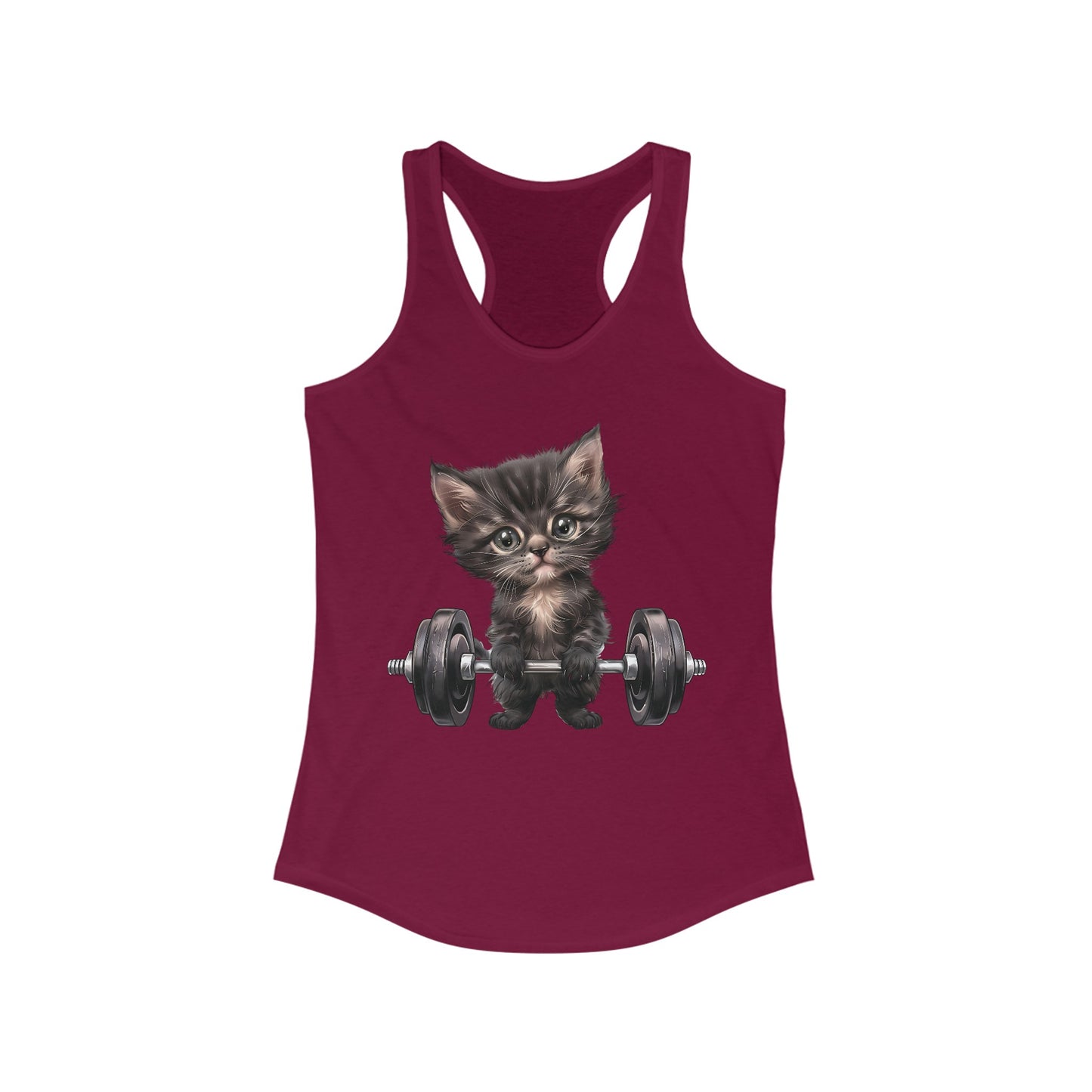 Gym Kitty Women's Ideal Racerback Tank