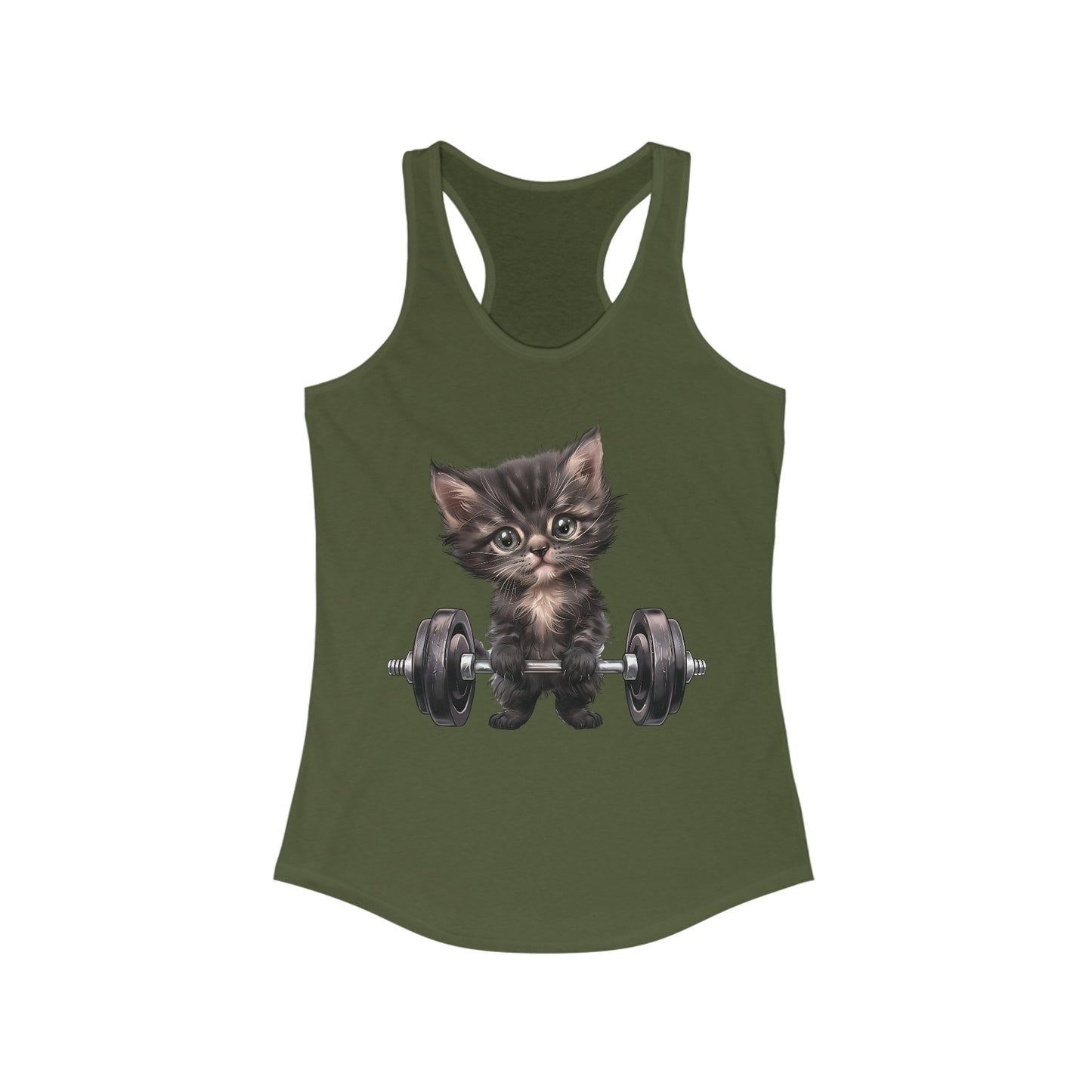 Gym Kitty Women's Ideal Racerback Tank