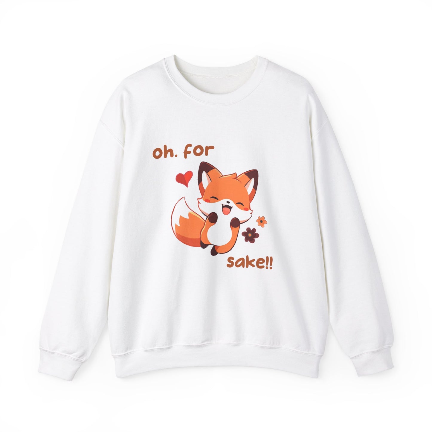 For Fox Sake Earthy Unisex Heavy Blend™ Crewneck Sweatshirt