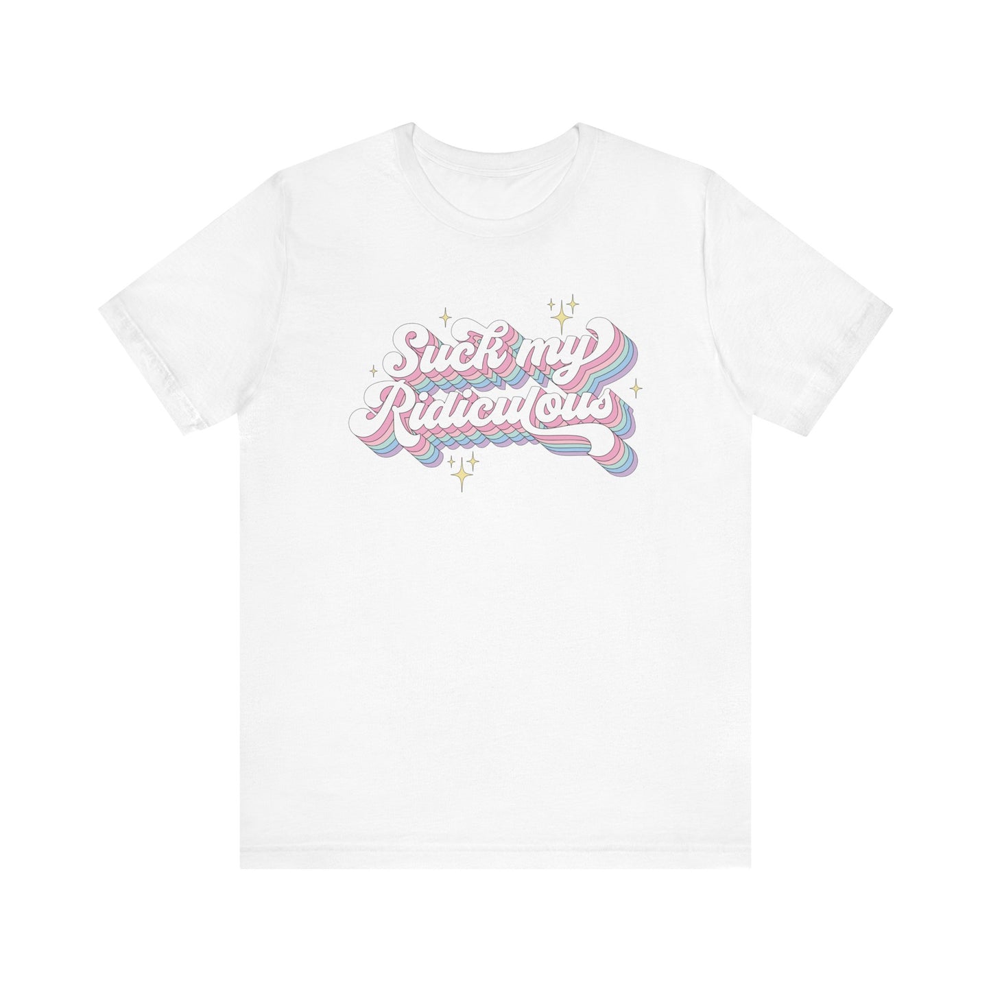 Suck My Ridiculous Pastel Unisex Jersey Short Sleeve Tee Express Delivery available