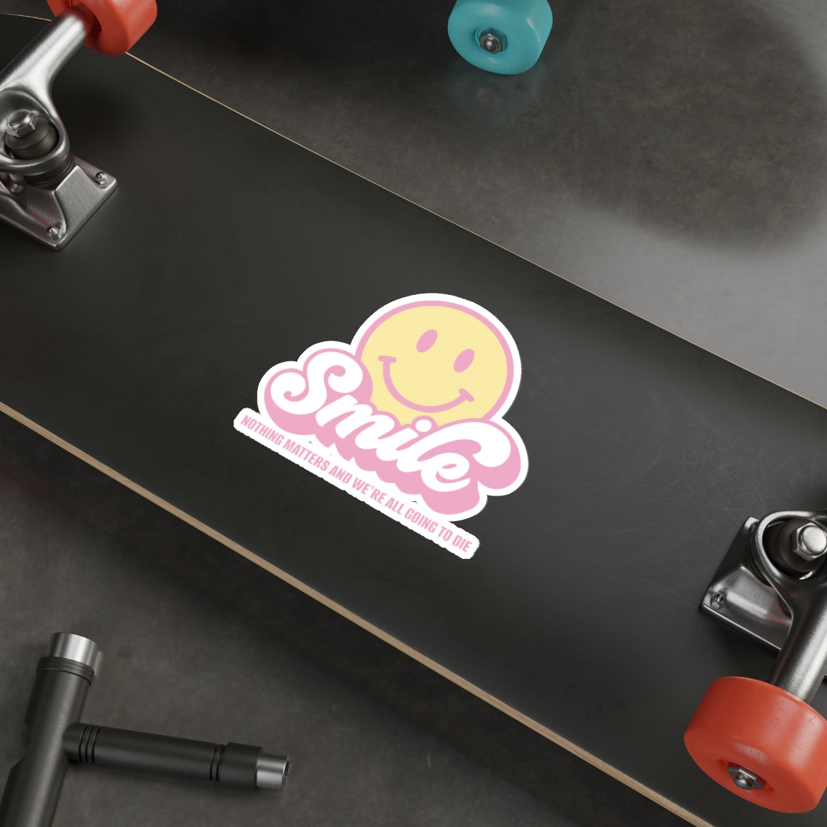 SMILE Pastel Die-Cut Stickers