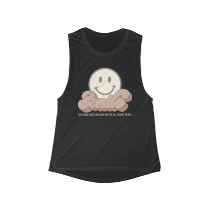 Smile Earthy Flowy Scoop Muscle Tank