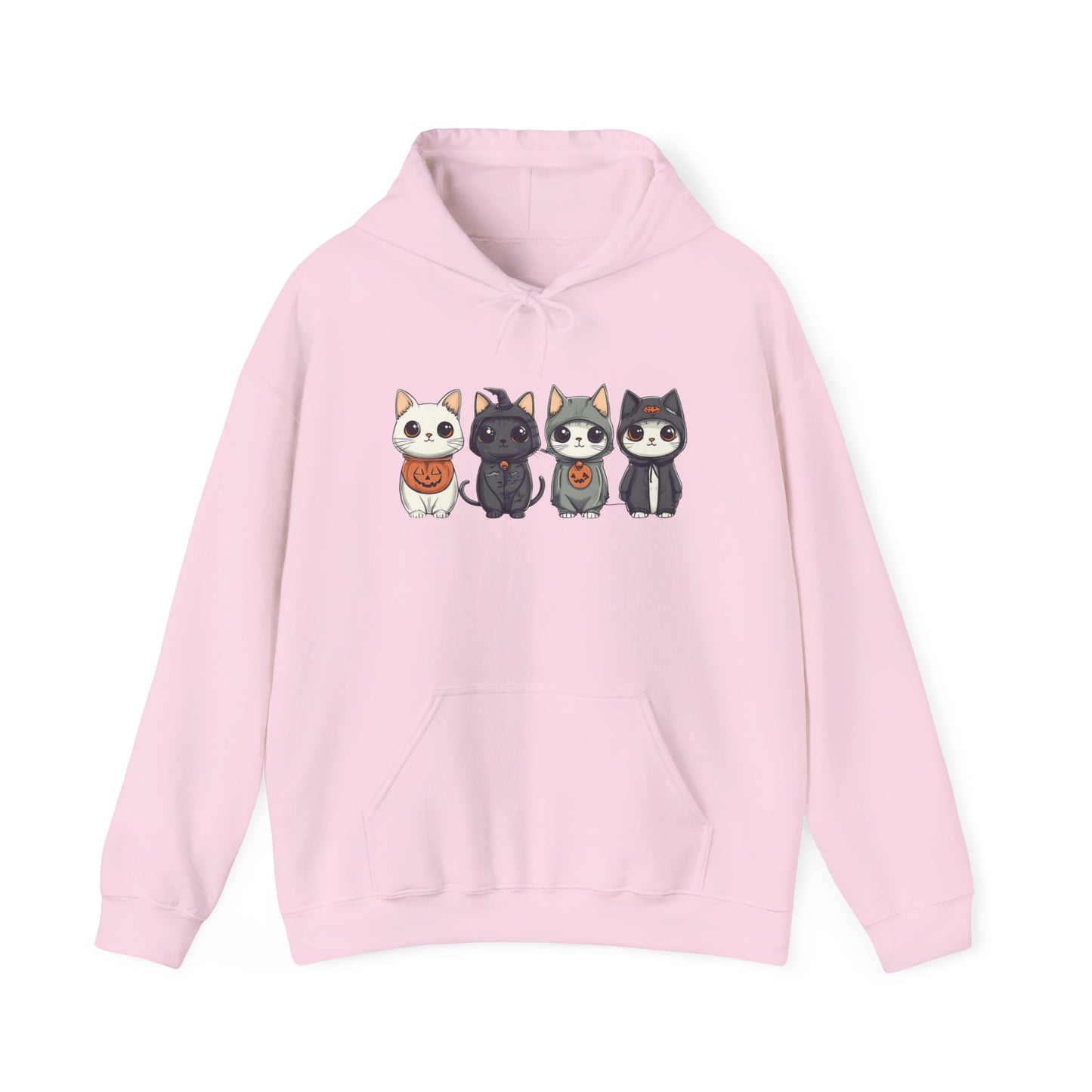 Cute Halloween Costume Cats Unisex Heavy Blend™ Hooded Sweatshirt