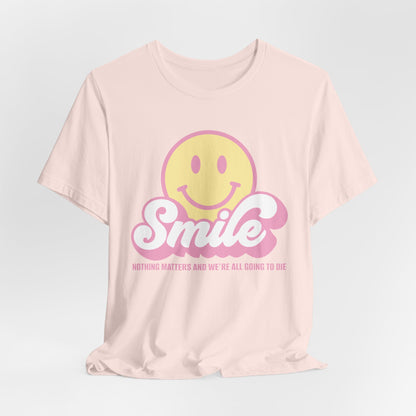 SMILE! Pastel Unisex Jersey Short Sleeve Tee