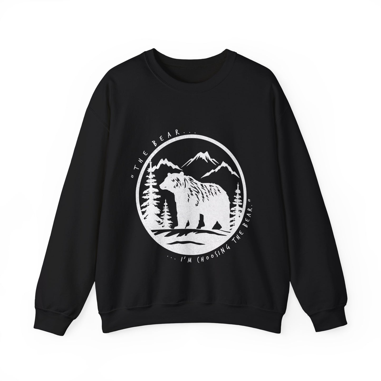 I Choose The Bear Unisex Heavy Blend™ Crewneck Sweatshirt