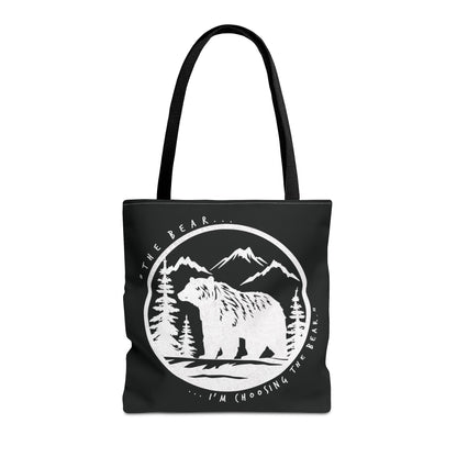 I Choose The Bear Tote Bag 16"