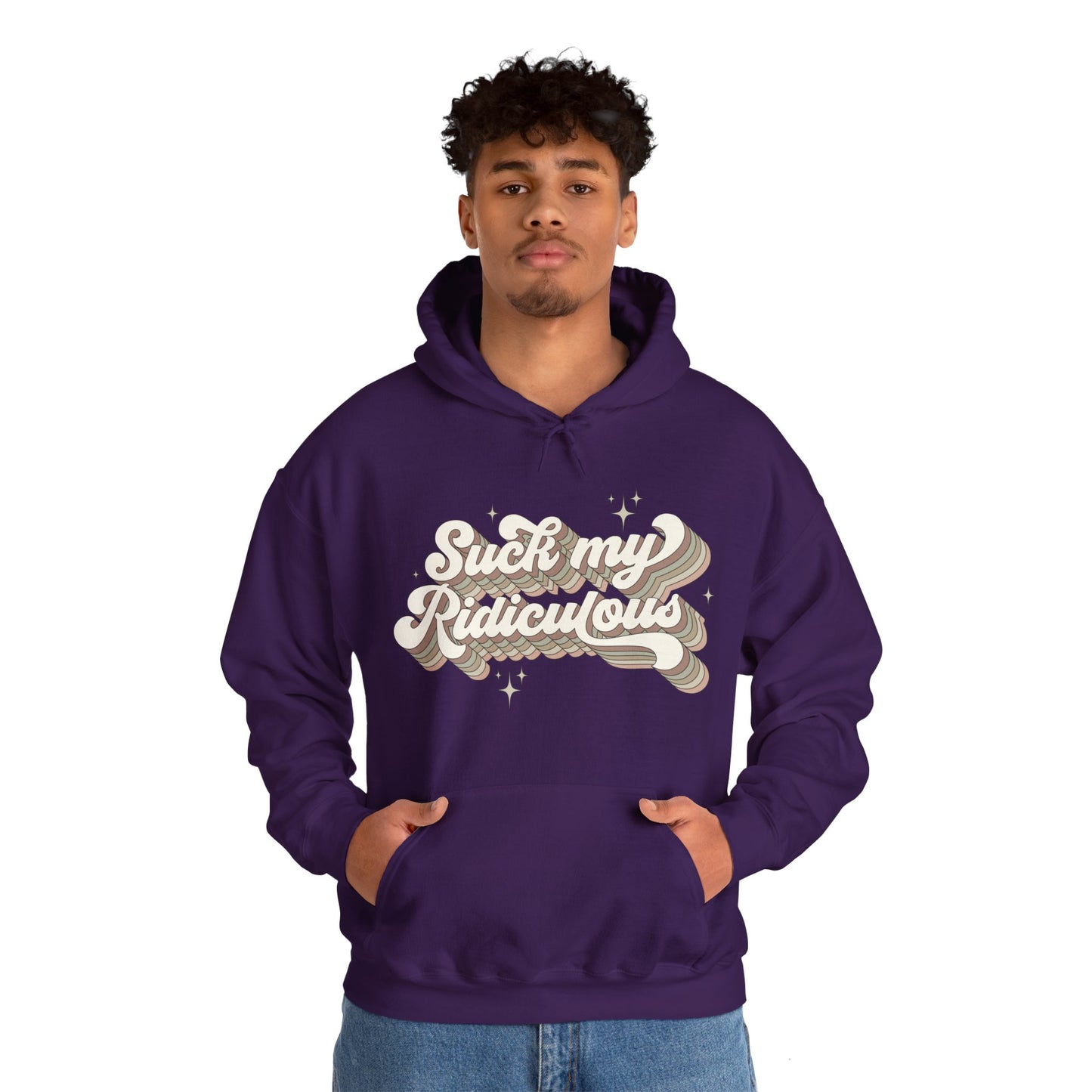 Suck My Ridiculous Earthy Unisex Heavy Blend™ Hooded Sweatshirt