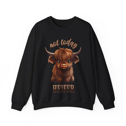 Not Today Heifer Unisex Heavy Blend™ Crewneck Sweatshirt