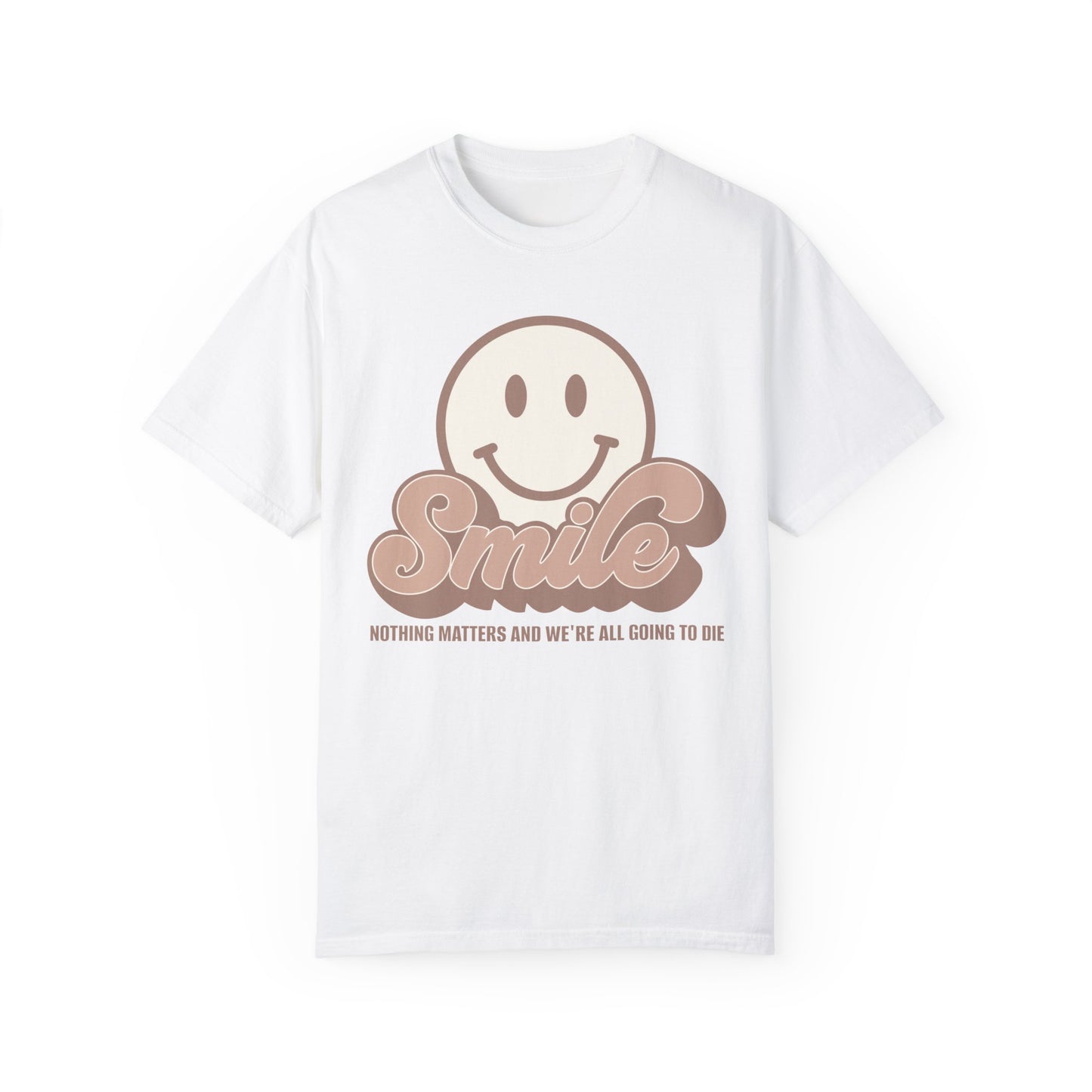 Smile Earthy Unisex Garment-Dyed 100% Cotton T-shirt