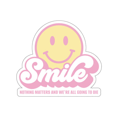 SMILE Pastel Die-Cut Stickers