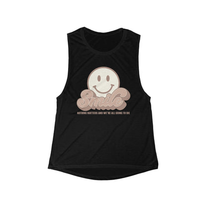 Smile Earthy Flowy Scoop Muscle Tank