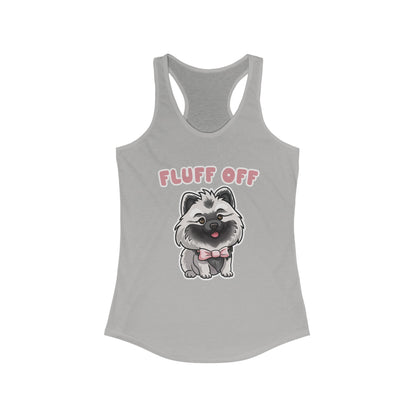 Fluff Off Women's Ideal Racerback Tank