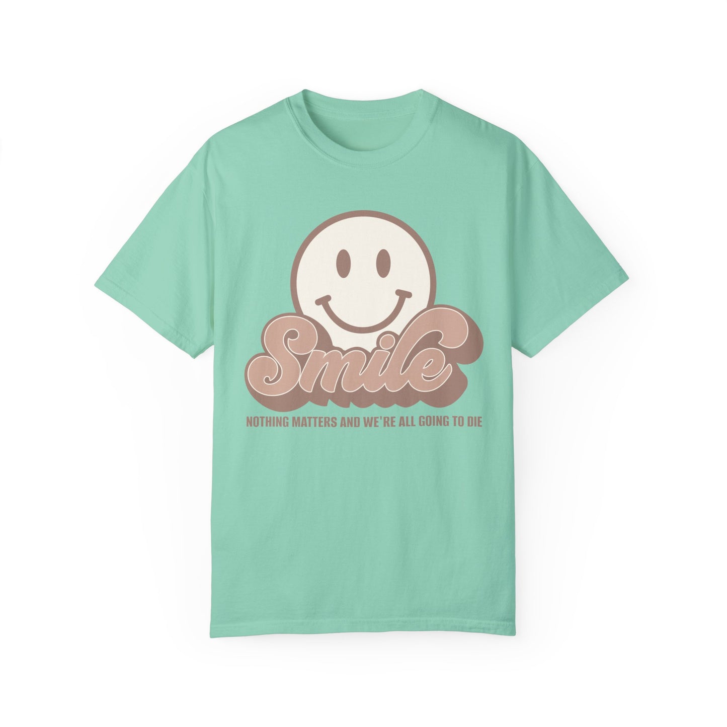 Smile Earthy Unisex Garment-Dyed 100% Cotton T-shirt