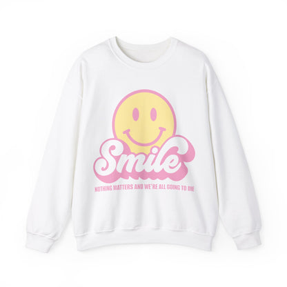 Smile Earthy Pastel Heavy Blend™ Crewneck Sweatshirt