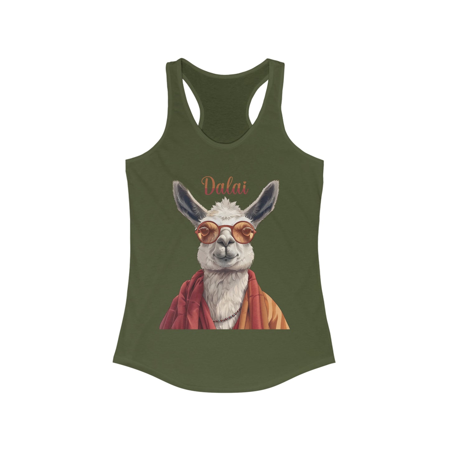Dalai Llama Women's Ideal Racerback Tank