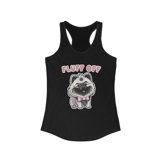 Fluff Off Women's Ideal Racerback Tank