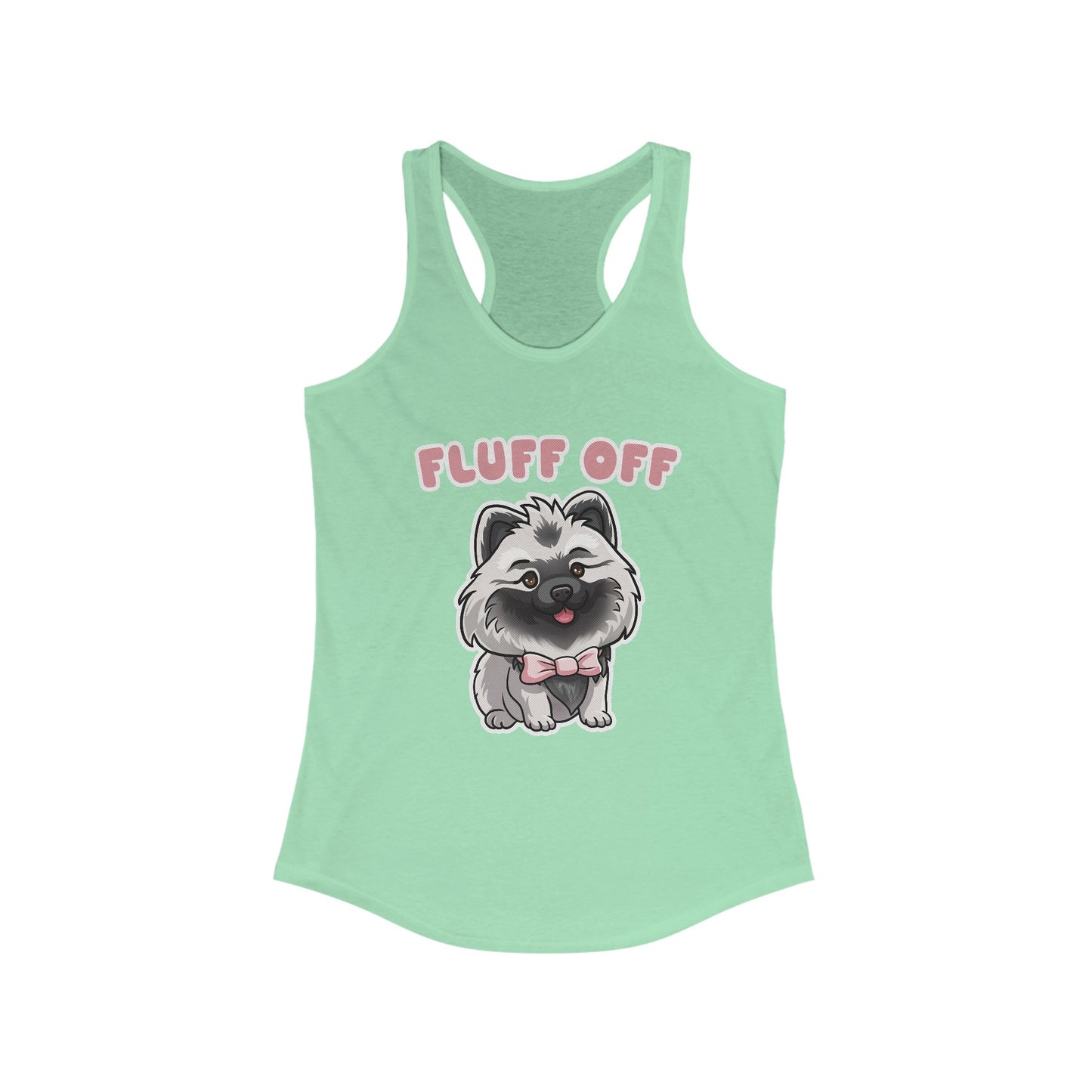 Fluff Off Women's Ideal Racerback Tank