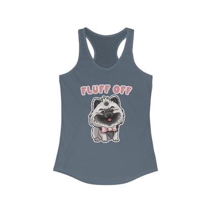 Fluff Off Women's Ideal Racerback Tank