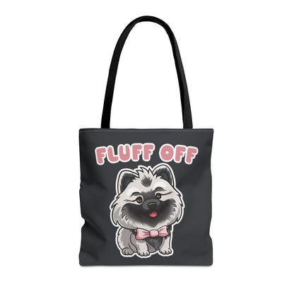 Fluff Off Tote Bag 16"