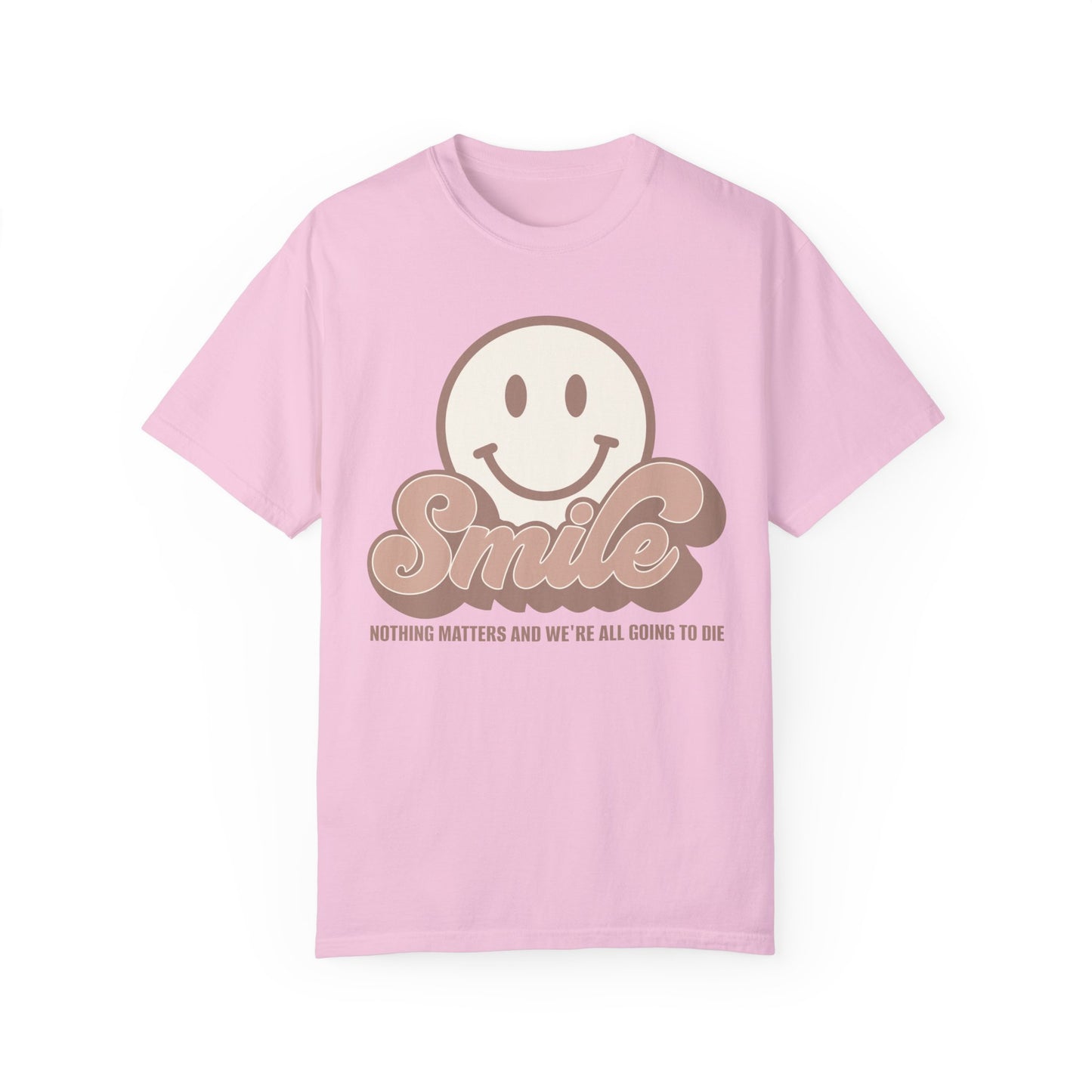 Smile Earthy Unisex Garment-Dyed 100% Cotton T-shirt