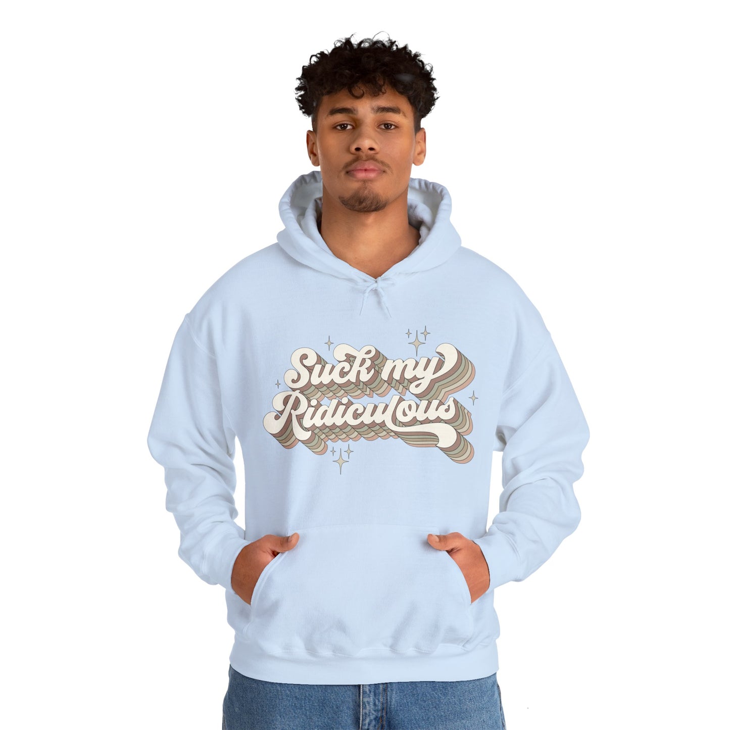 Suck My Ridiculous Earthy Unisex Heavy Blend™ Hooded Sweatshirt