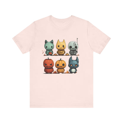 Cute Horror Characters Unisex Jersey Short Sleeve Tee