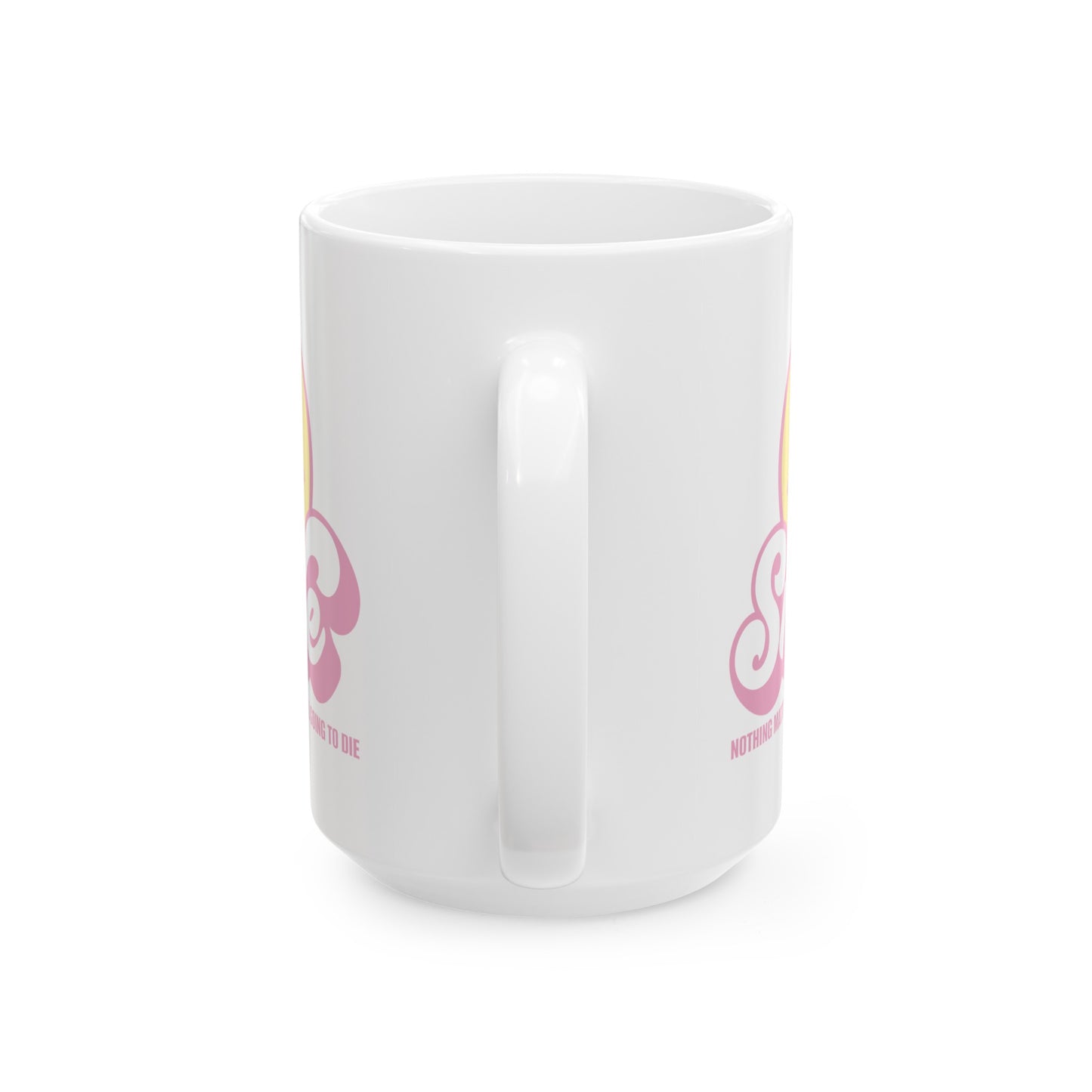 SMILE! Pastel Ceramic Mug, (11oz, 15oz)