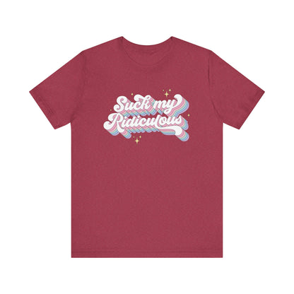 Suck My Ridiculous Pastel Unisex Jersey Short Sleeve Tee Express Delivery available