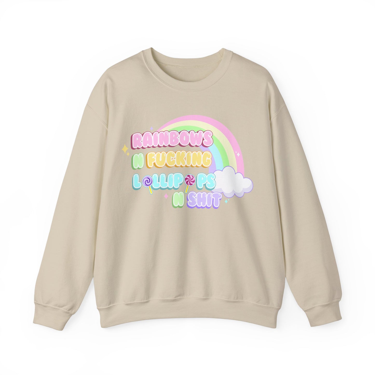 Rainbows n Lollipops Unisex Heavy Blend™ Crewneck Sweatshirt