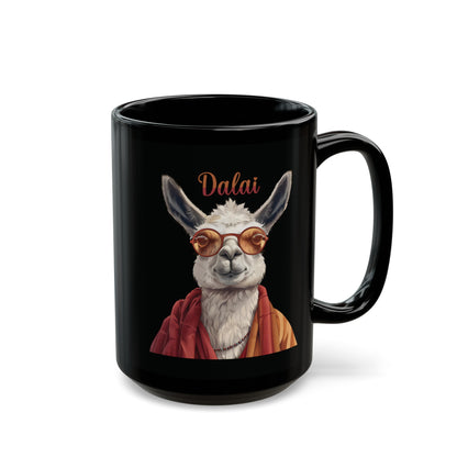 Dalai Llama Black Mug (11oz, 15oz)