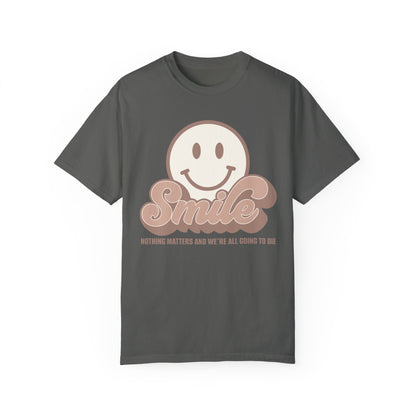 Smile Earthy Unisex Garment-Dyed 100% Cotton T-shirt