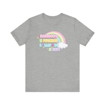 Rainbows n Lollipops Unisex Jersey Short Sleeve Tee Express Delivery available