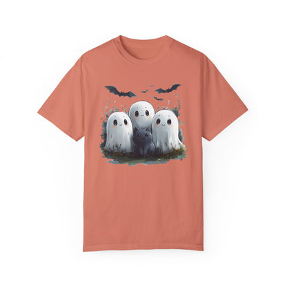 Cute Ghosties Unisex Garment-Dyed T-shirt