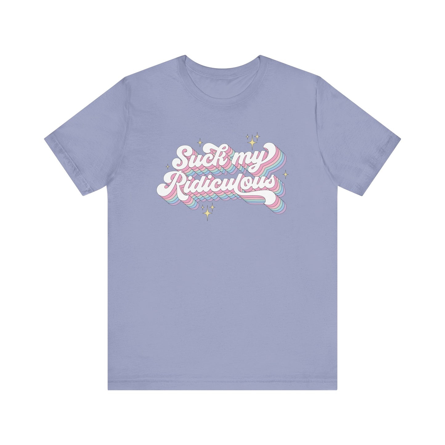 Suck My Ridiculous Pastel Unisex Jersey Short Sleeve Tee Express Delivery available