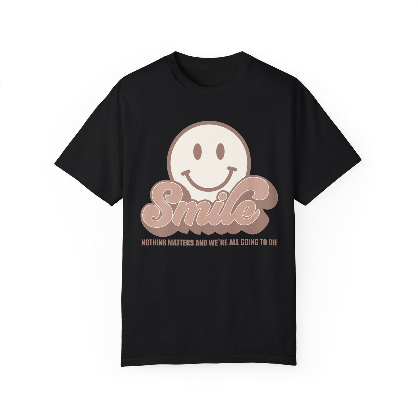 Smile Earthy Unisex Garment-Dyed 100% Cotton T-shirt