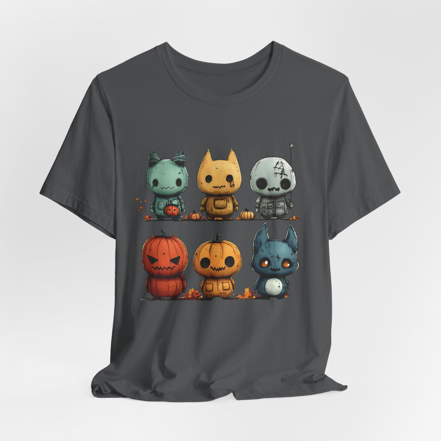 Cute Horror Characters Unisex Jersey Short Sleeve Tee