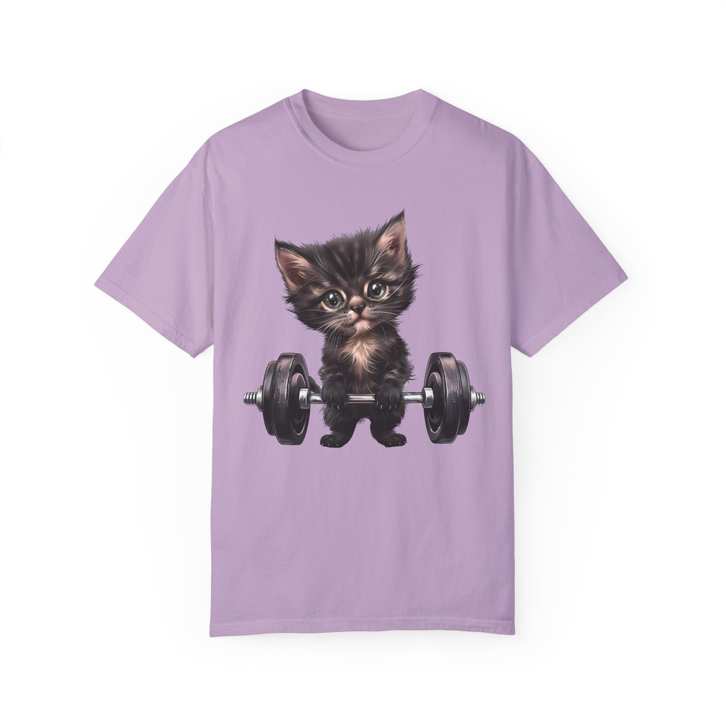 Gym Kitty Unisex Garment-Dyed 100% Cotton T-shirt