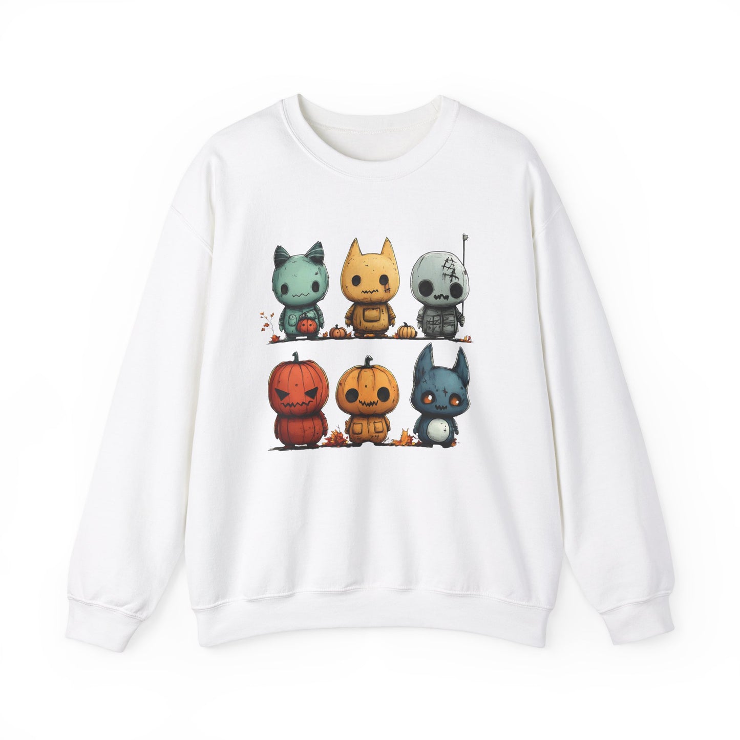 Cute Horror Characters Unisex Heavy Blend™ Crewneck Sweatshirt