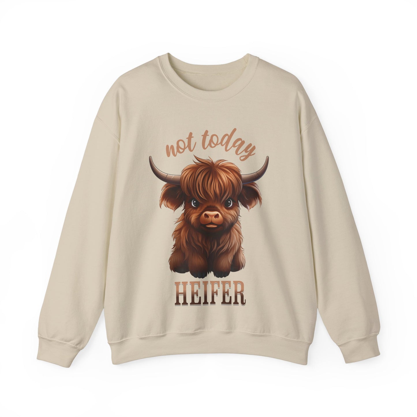 Not Today Heifer Unisex Heavy Blend™ Crewneck Sweatshirt