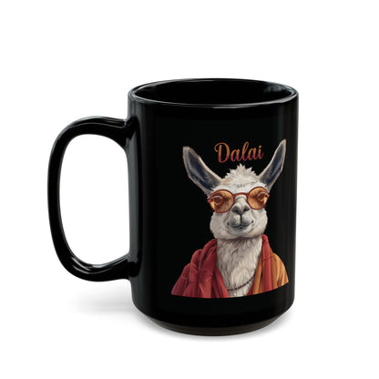 Dalai Llama Black Mug (11oz, 15oz)