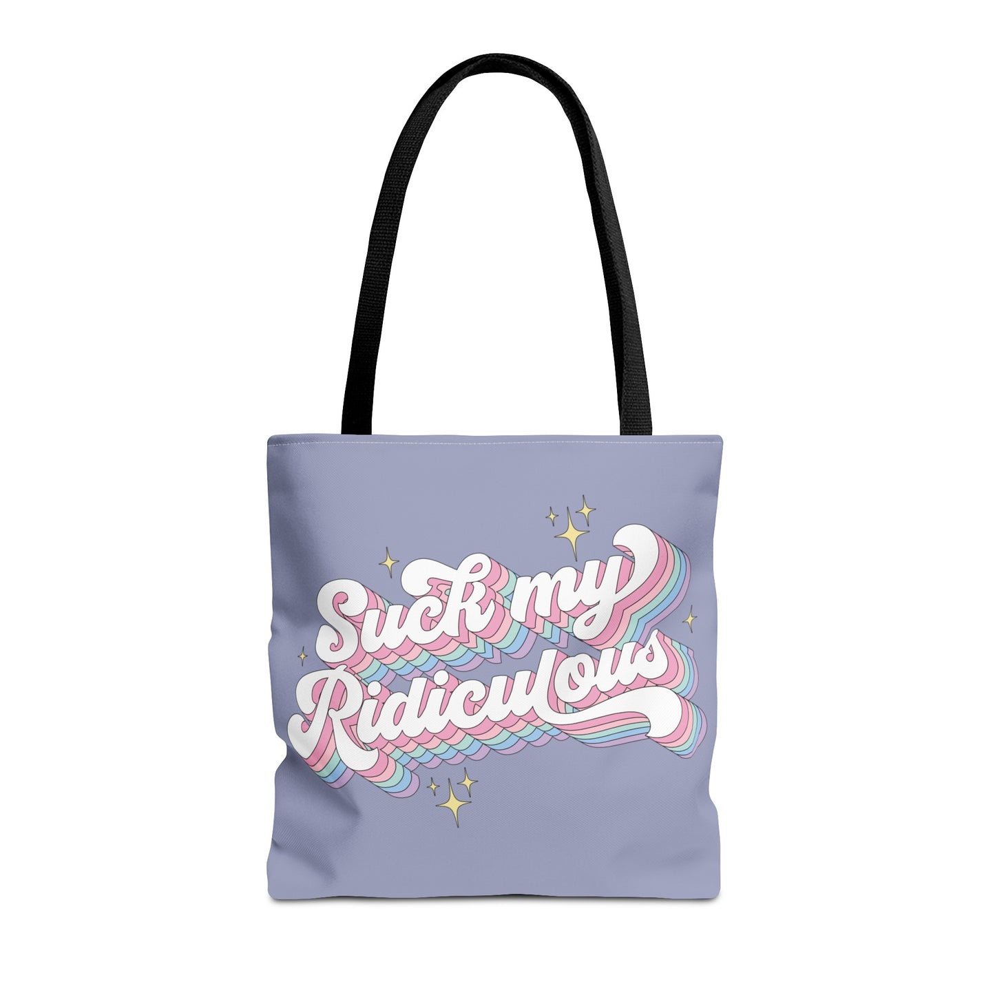 Suck My Ridiculous Pastel Tote Bag 16"