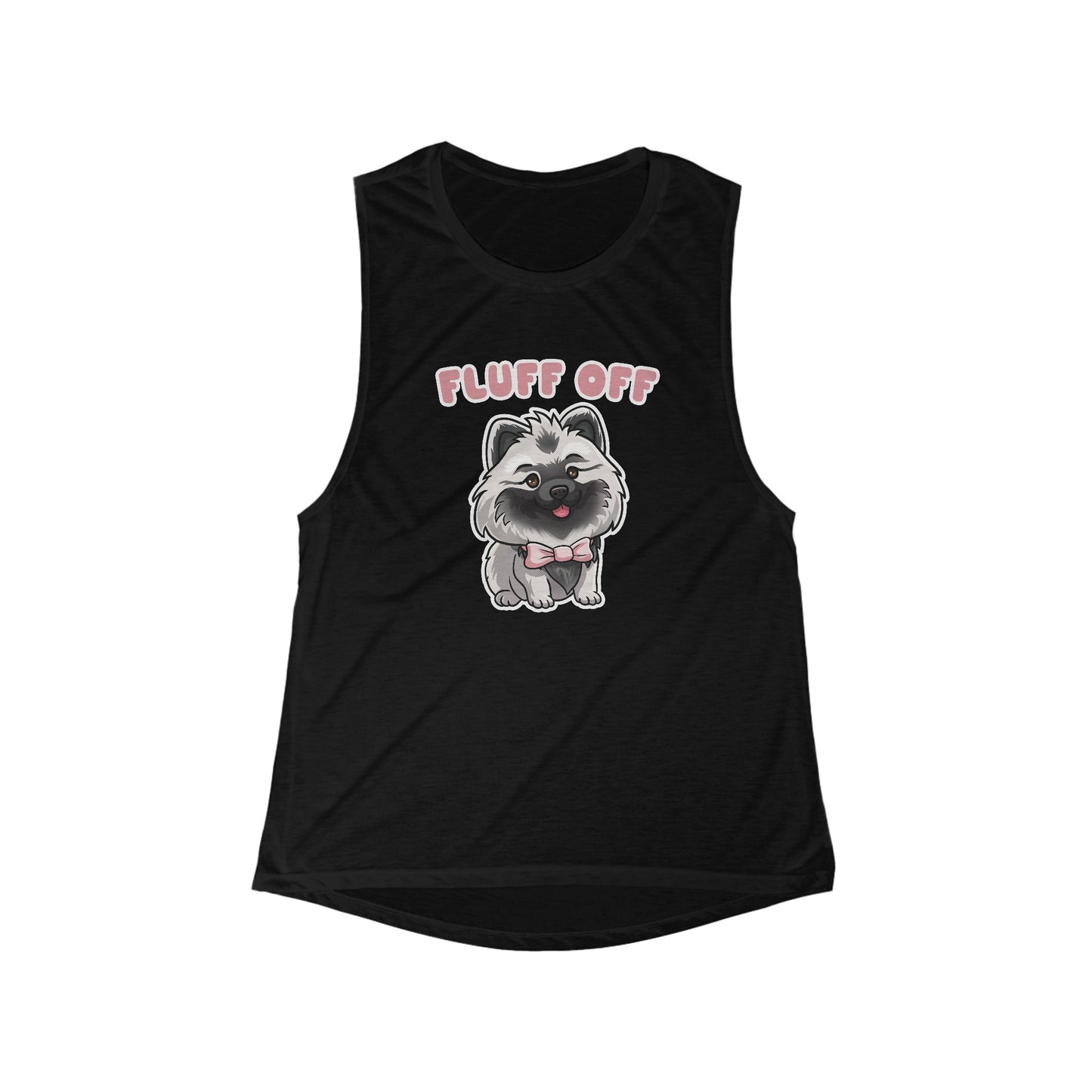 Fluff Off Flowy Scoop Muscle Tank