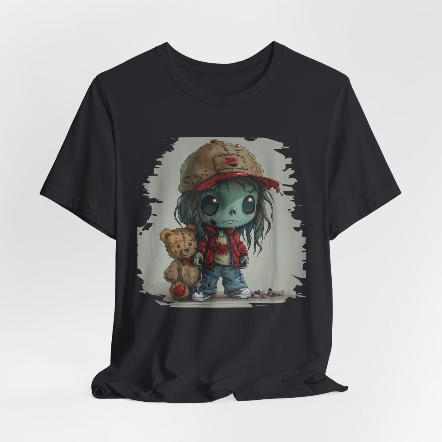 Cute Zombie Boy Unisex Jersey Short Sleeve Tee