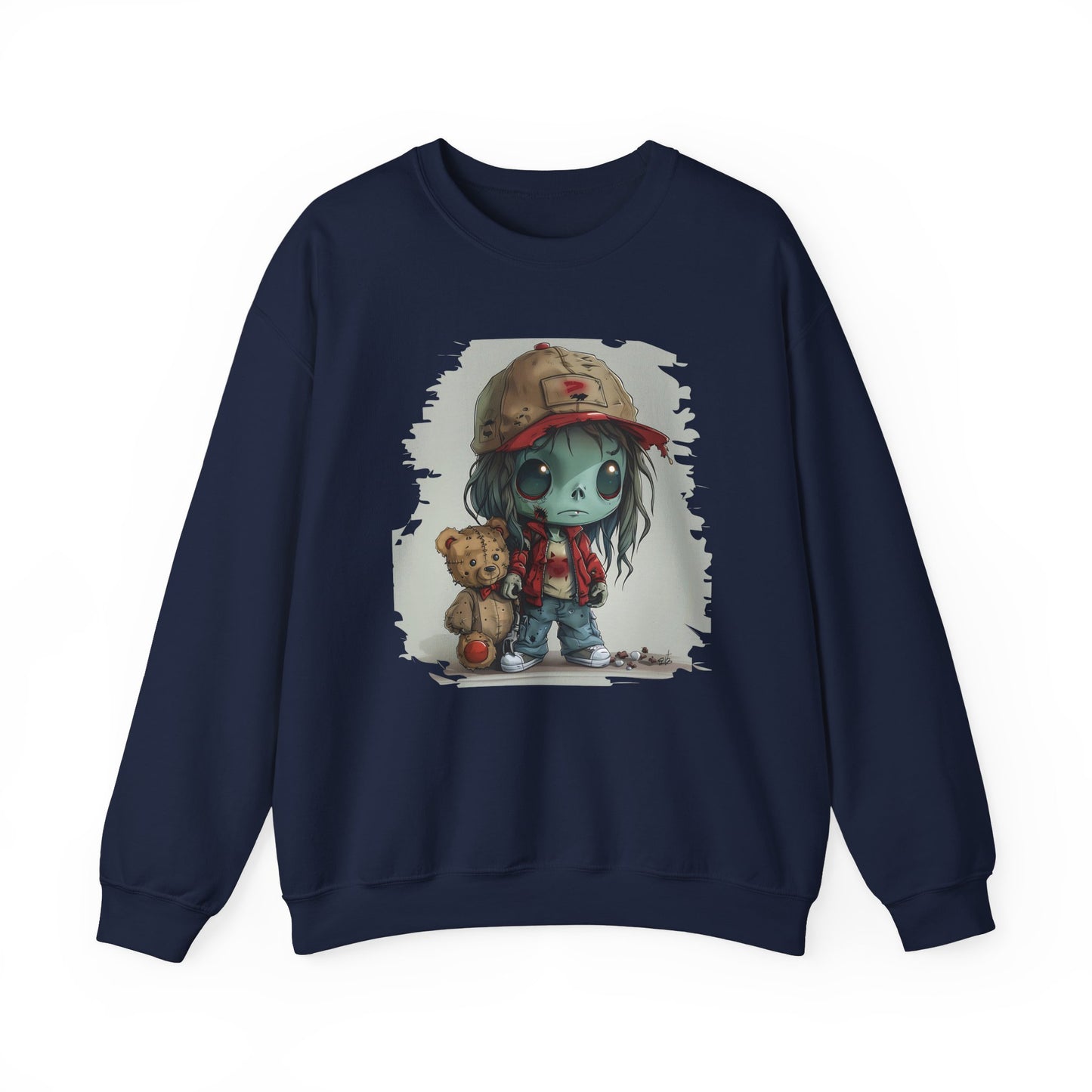 Cute Zombie Boy Unisex Heavy Blend™ Crewneck Sweatshirt